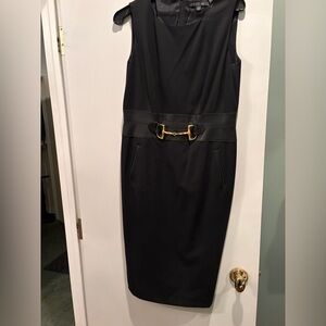 Elegant Black Lafayette 148 New York Dress
